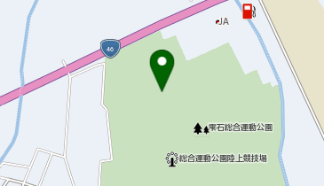 町営体育館の地図画像