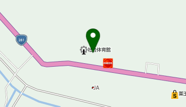 葛巻町社会体育館の地図画像