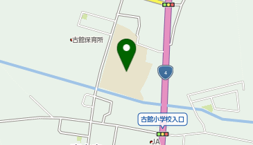 古舘小学校(校庭)の地図画像
