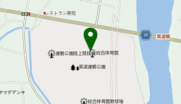 総合体育館(アリーナを除く)の地図画像
