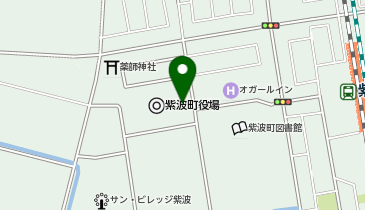 役場庁舎はつらつホールの地図画像