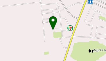 森が丘公民館の地図画像