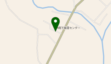 高下公民館の地図画像