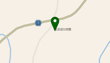 丸志田公民館の地図画像