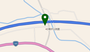 小繋沢公民館の地図画像