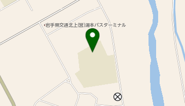 湯田小学校の地図画像