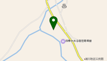 湯川体育館の地図画像