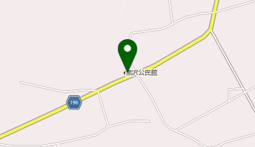 黒沢公民館の地図画像