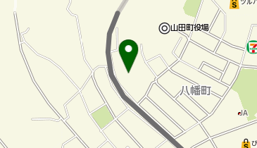 旧山田病院の地図画像