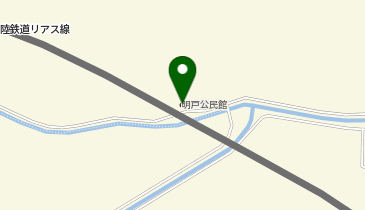 明戸地区公民館前敷地の地図画像