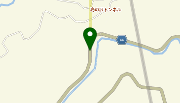 白池県道脇の地図画像