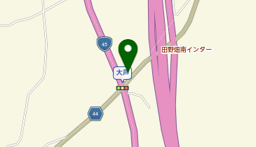 大芦地区集会場の地図画像