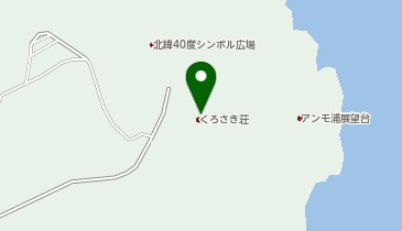 国民宿舎くろさき荘の地図画像