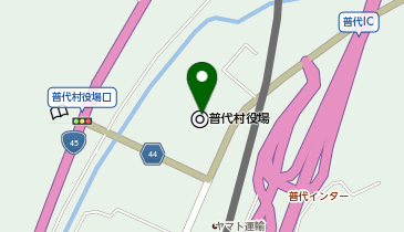 普代村役場の地図画像