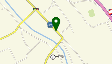 一戸町高齢者創作館の地図画像