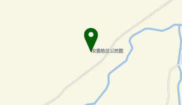 中女鹿地区自治公民館の地図画像