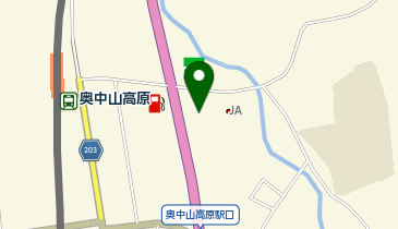 奥中山地区センターの地図画像