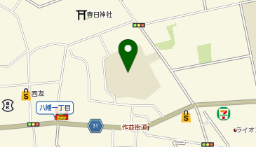 八幡小学校の地図画像