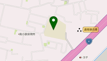遠見塚小学校の地図画像