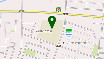 蒲町小学校の地図画像