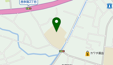 西多賀小学校の地図画像