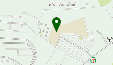 山田中学校の地図画像