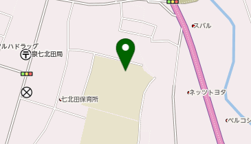 七北田中学校の地図画像