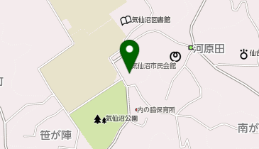市民会館の地図画像