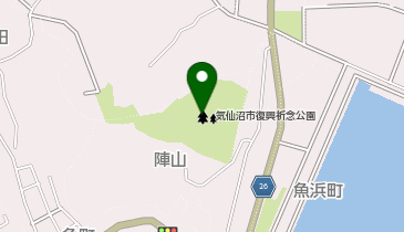 陣山高台の地図画像