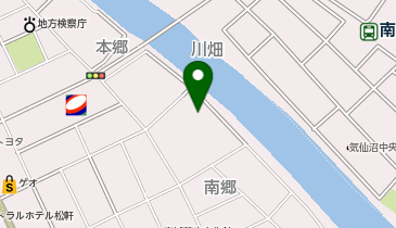 市営南郷住宅の地図画像