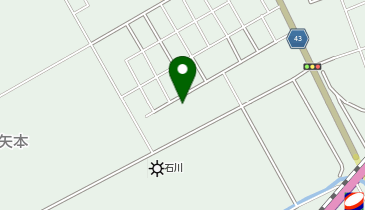 四反走地区センターの地図画像