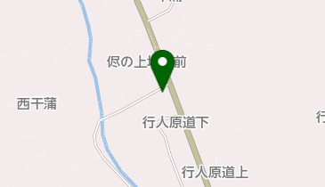 七ヶ宿町公民館干蒲分館の地図画像