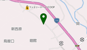 七ヶ宿町活性化センターの地図画像