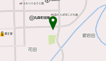 町民体育館の地図画像