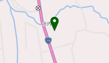 (旧)大内小学校の地図画像