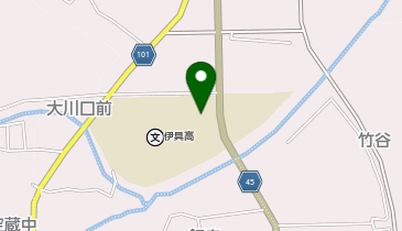 伊具高等学校の地図画像