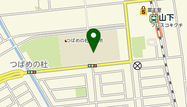 山下第二小学校の地図画像