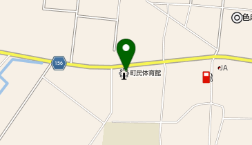 町民体育館の地図画像