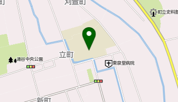 涌谷第一小学校の地図画像