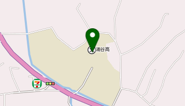 涌谷高校の地図画像