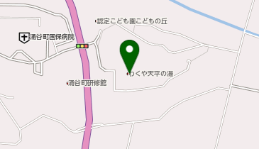 わくや天平の湯の地図画像