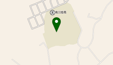 宮城県南三陸高等学校第2体育館の地図画像