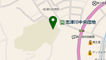 志津川小学校体育館の地図画像