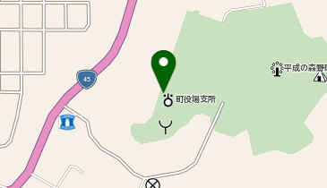 歌津公民館の地図画像