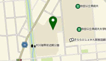 秋田西中学校(校舎3階教室と廊下、塔屋1階部分)の地図画像