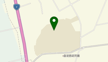 金足西小学校グラウンドの地図画像