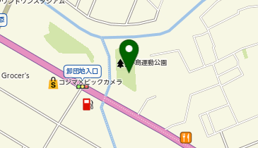 牛島運動公園の地図画像