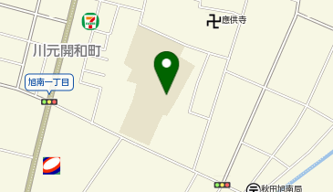 旭南小学校体育館の地図画像