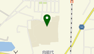 向能代小学校の地図画像
