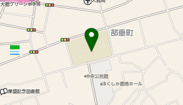 城南小学校グラウンドの地図画像